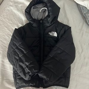 Size 2T reversible light north face jacket.